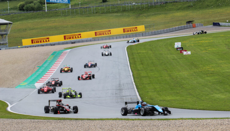 Huge field of formula cars at Red Bull Ring