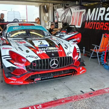 Libor Milota won the second ESET GT race at Slovakia Ring